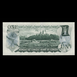 Canada, Banque du Canada, 1 dollar : 1973