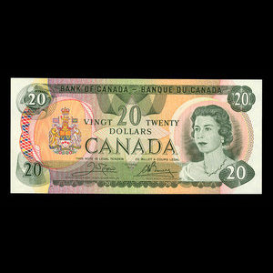 Canada, Banque du Canada, 20 dollars : 1979