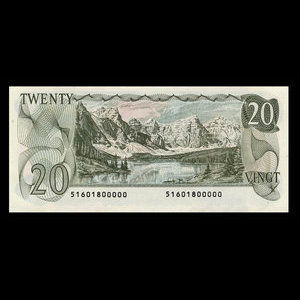 Canada, Banque du Canada, 20 dollars : 1979