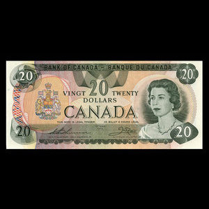 Canada, Banque du Canada, 20 dollars : 1979