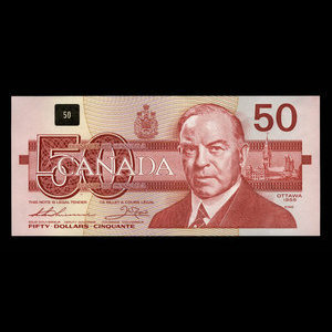 Canada, Banque du Canada, 50 dollars : 1988