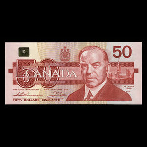 Canada, Banque du Canada, 50 dollars : 1988