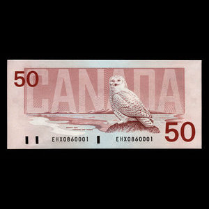 Canada, Banque du Canada, 50 dollars : 1988