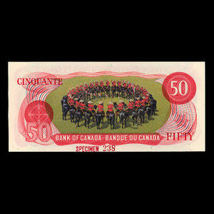 Canada, Banque du Canada, 50 dollars : 1975