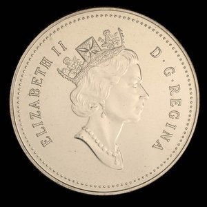 Canada, Élisabeth II, 50 cents : 1990