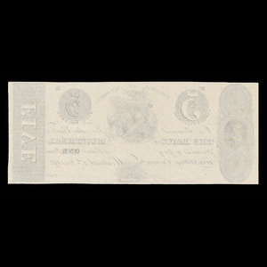 Canada, Banque de Montréal, 5 dollars : 1 juin 1839