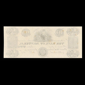 Canada, Banque de Montréal, 10 dollars : 1 juin 1839