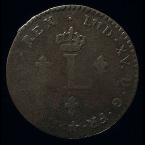 France, Louis XV, 2 sous : 1751