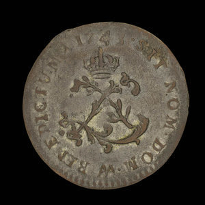 France, Louis XV, 2 sous : 1743