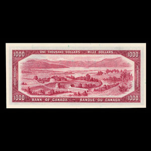 Canada, Banque du Canada, 1,000 dollars : 1954