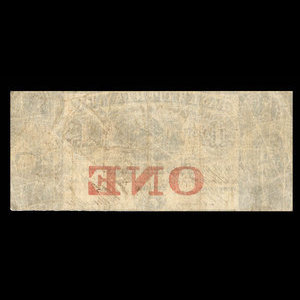Canada, Bank of Upper Canada (York), 1 dollar : 4 septembre 1855