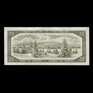 Canada, Banque du Canada, 20 dollars : 1954