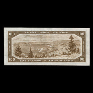 Canada, Banque du Canada, 100 dollars : 1954