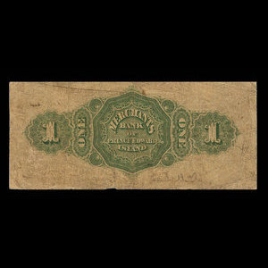 Canada, Merchants Bank of Prince Edward Island, 1 dollar : 6 novembre 1871