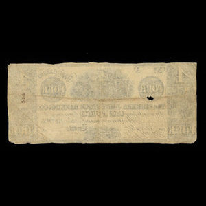 Canada, Farmer's Joint Stock Banking Co., 4 dollars : 1840