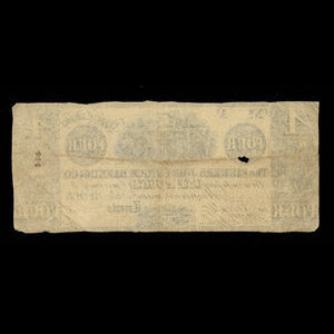 Canada, Farmer's Joint Stock Banking Co., 4 dollars : 1840