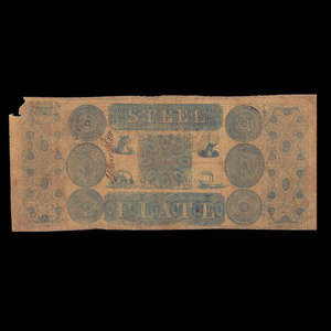 Canada, Banque de Ottawa, 10 dollars : 1 janvier 1844