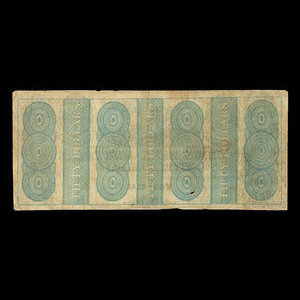 Canada, Union Bank of Montreal, 50 dollars : 1 janvier 1840