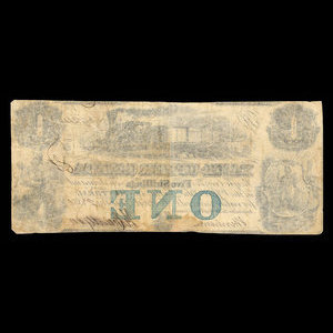 Canada, Bank of Upper Canada (York), 1 dollar : 2 janvier 1851