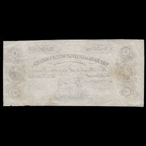 Canada, Bank of British North America, 1 dollar : 8 septembre 1853