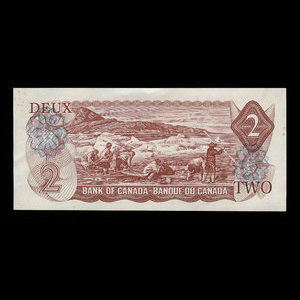 Canada, Banque du Canada, 2 dollars : 1974