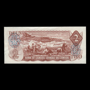 Canada, Banque du Canada, 2 dollars : 1974