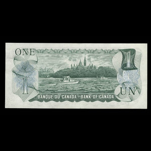 Canada, Banque du Canada, 1 dollar : 1973