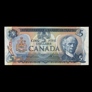 Canada, Banque du Canada, 5 dollars : 1979