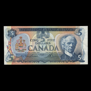 Canada, Banque du Canada, 5 dollars : 1979