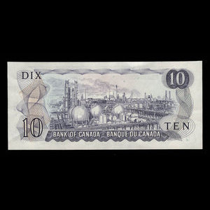 Canada, Banque du Canada, 10 dollars : 1971