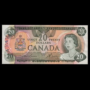 Canada, Banque du Canada, 20 dollars : 1979