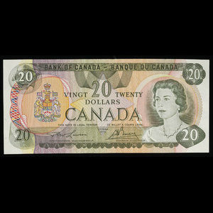 Canada, Banque du Canada, 20 dollars : 1979