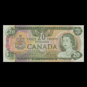 Canada, Banque du Canada, 20 dollars : 1979