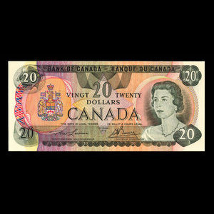 Canada, Banque du Canada, 20 dollars : 1979