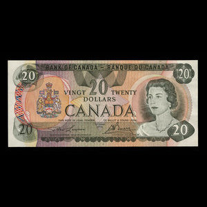 Canada, Banque du Canada, 20 dollars : 1979