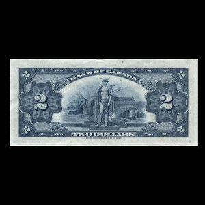 Canada, Banque du Canada, 2 dollars : 1935
