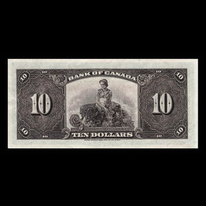 Canada, Banque du Canada, 10 dollars : 1935