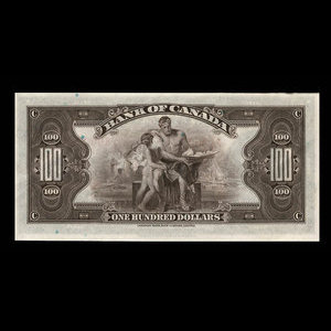 Canada, Banque du Canada, 100 dollars : 1935