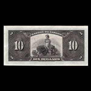 Canada, Banque du Canada, 10 dollars : 1935