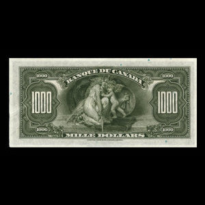 Canada, Banque du Canada, 1,000 dollars : 1935