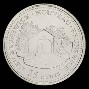 Canada, Élisabeth II, 25 cents : 9 janvier 1992