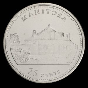 Canada, Élisabeth II, 25 cents : 7 avril 1992