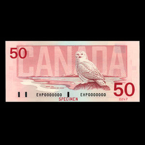 Canada, Banque du Canada, 50 dollars : 1988