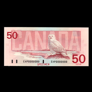 Canada, Banque du Canada, 50 dollars : 1988