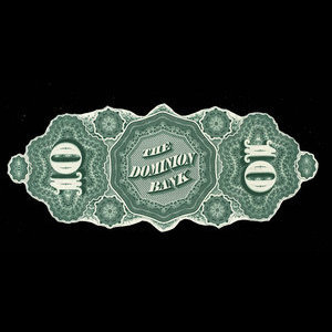 Canada, Dominion Bank, 10 dollars : 1 mai 1871