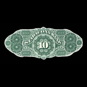 Canada, Stadacona Bank, 10 dollars : 2 avril 1874
