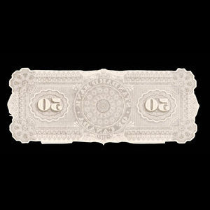 Canada, Standard Bank of Canada, 50 dollars : 1 juillet 1881