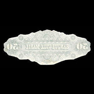 Canada, Banque Ville-Marie, 50 dollars : 1 octobre 1885