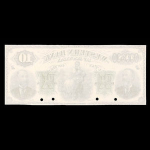Canada, Western Bank of Canada, 10 dollars : 2 octobre 1882