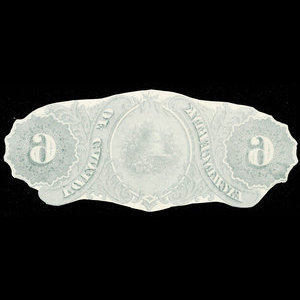 Canada, Exchange Bank of Canada, 6 dollars : 1 octobre 1872